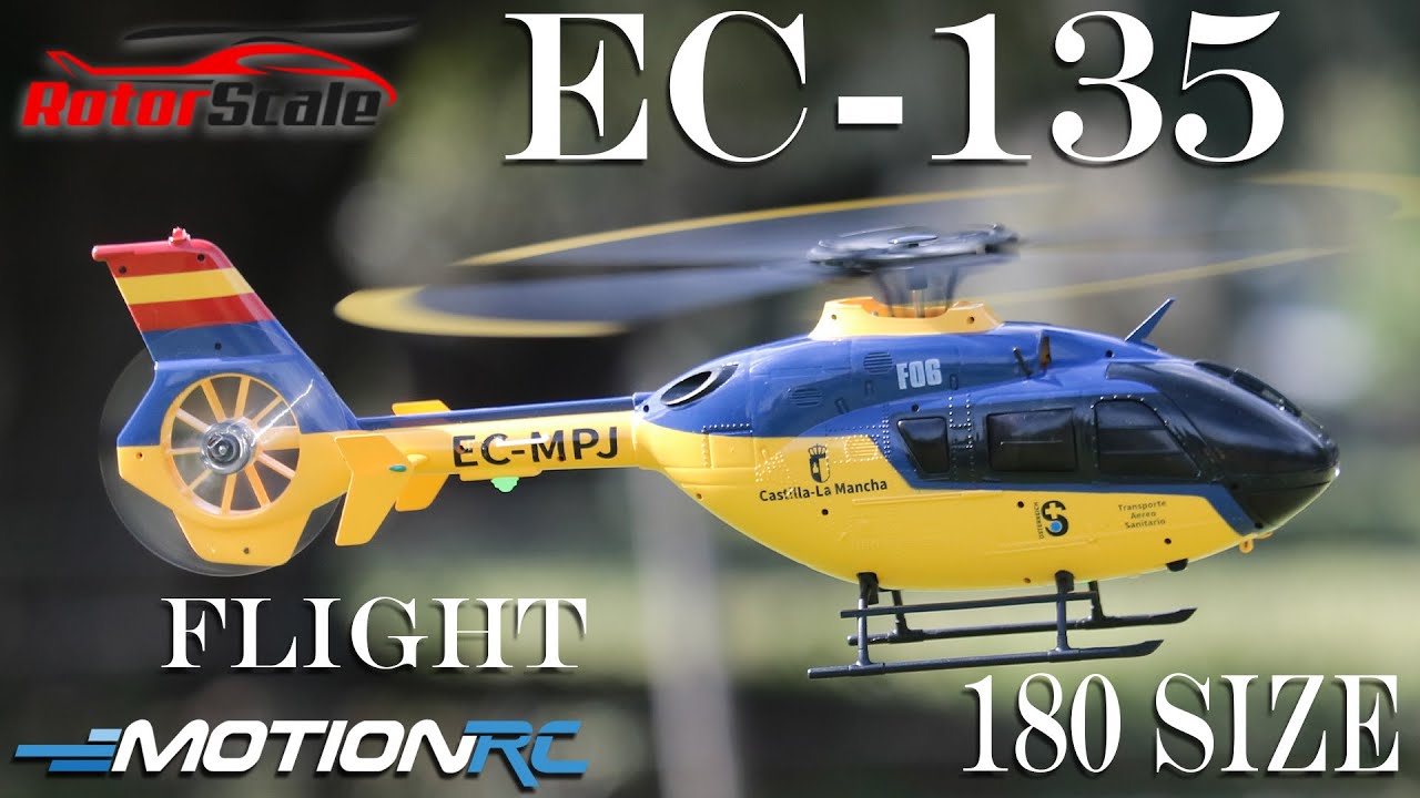 RotorScale EC-135 180 Size Gyro Stabilized Helicopter | Motion RC