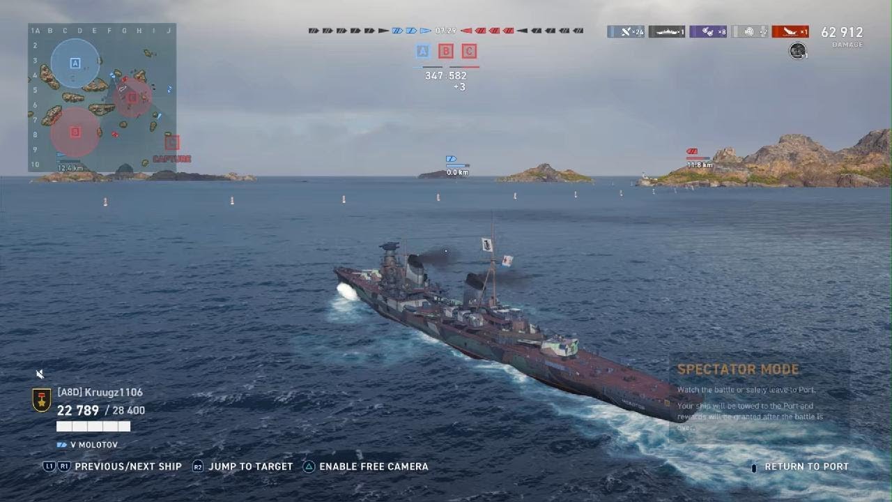 Bayern 140K damage game WOWS Legends
