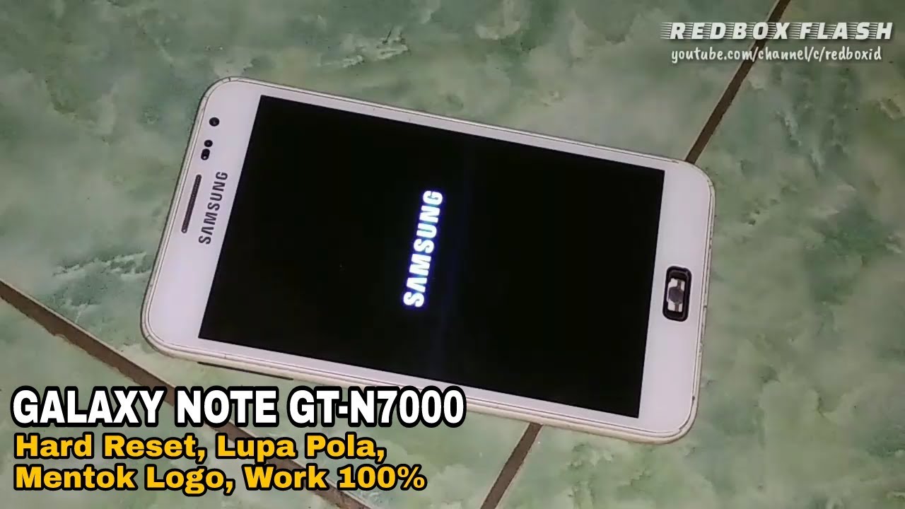 HARD RESET GALAXY NOTE GT-N7000, 100% Ampuh! #Hardresetgalaxynote #Redboxid