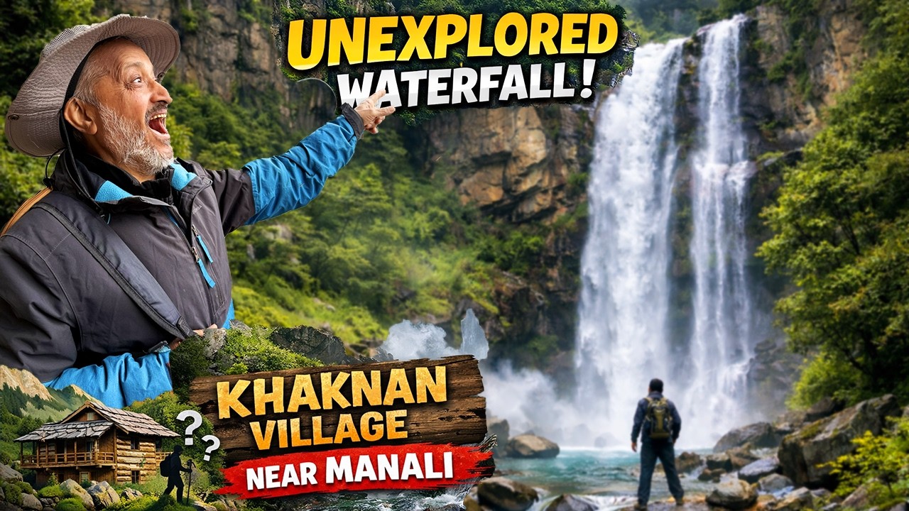 Secret Waterfall Near Manali You’ve NEVER Seen! | Khaknan Village