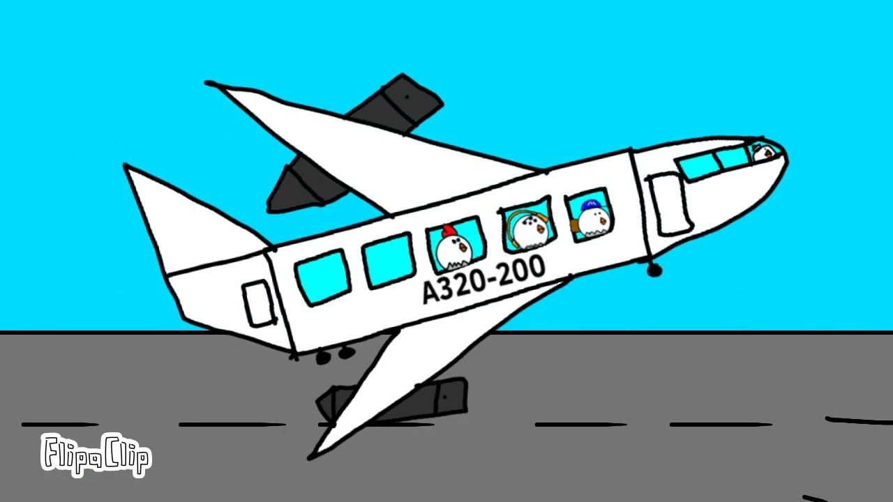 Chicken gun animation | Plane FLIGHT