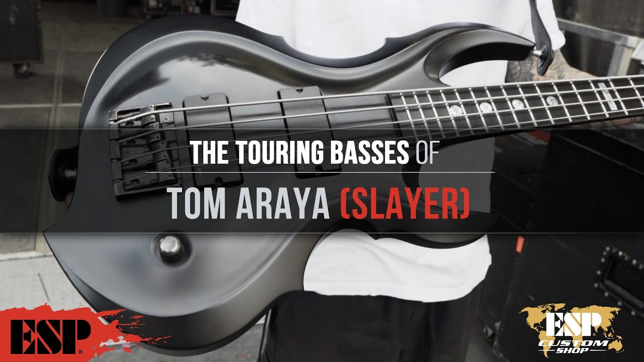 Tom Araya | Touring Basses of Slayer | ESP Guitars