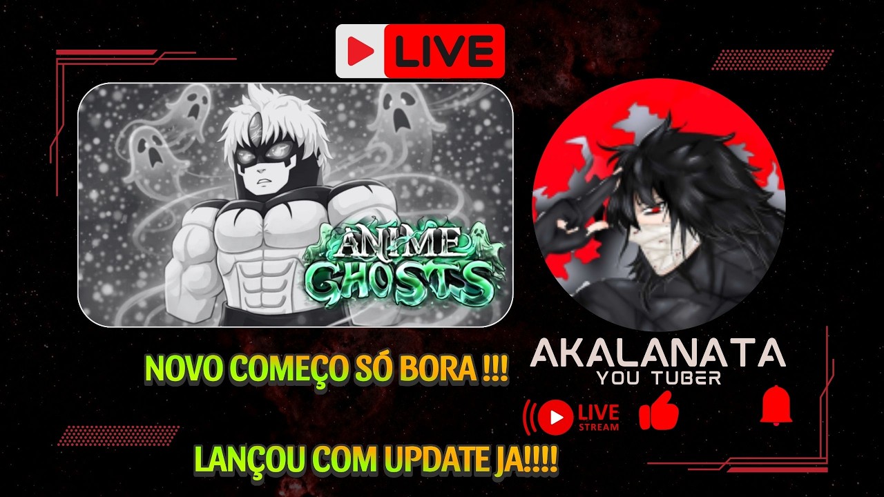 LANÇOU! ANIME GHOST ! SHUTDOW HOJE?🔥UPDATE DE BALANCEAMENTO INSANO!! #Robloxx#Lançamento#20k#update