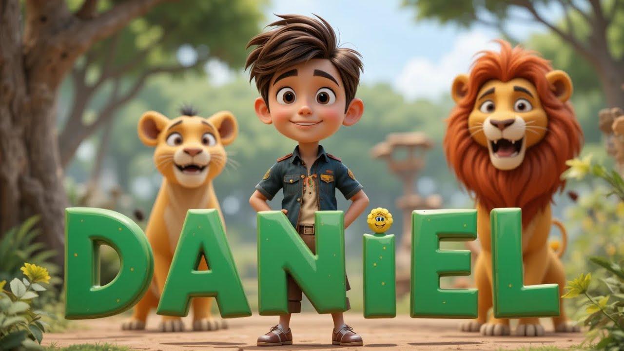 Daniel en el foso de los leones! 🦁✨Una canción de valentía y fe