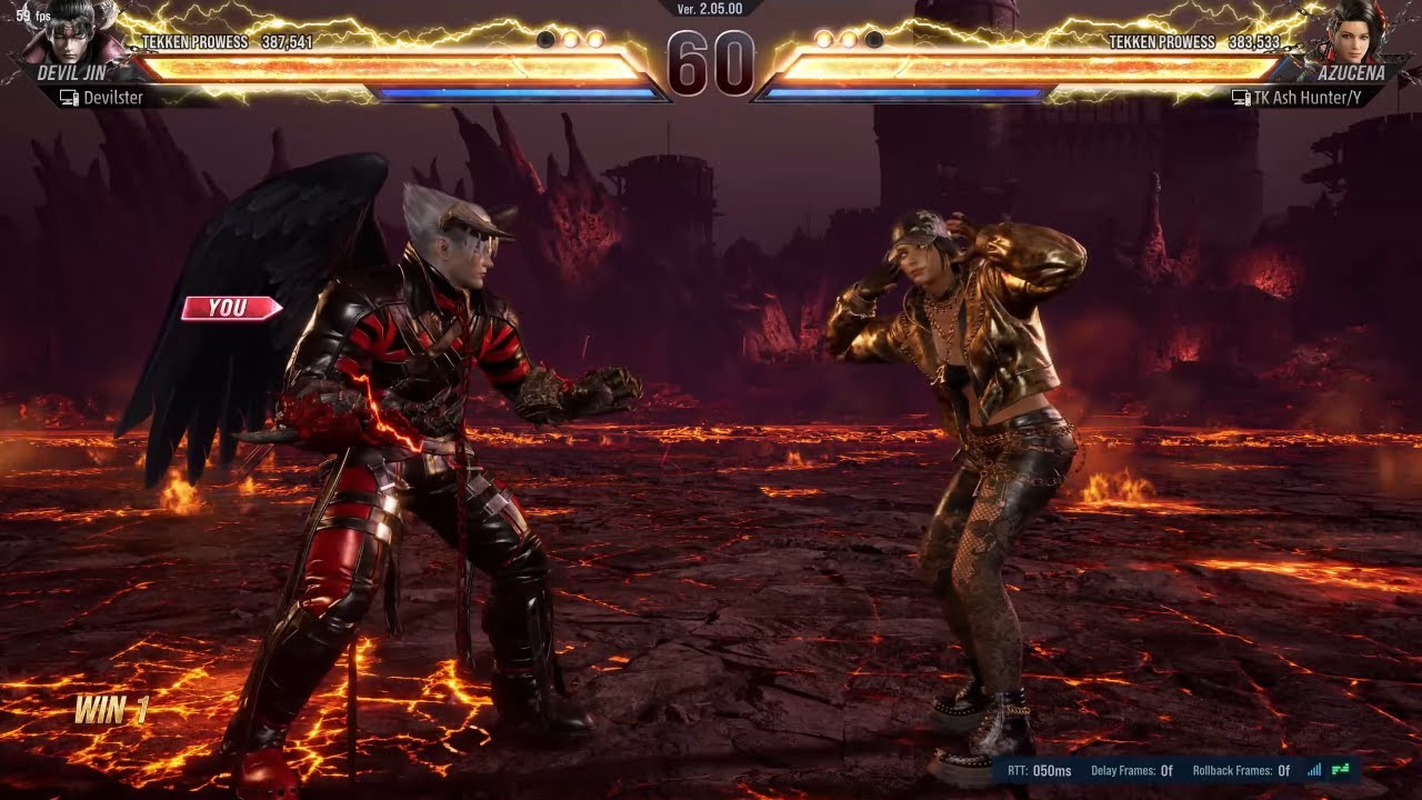 Wavu Wavu DevilJin Fights Strong God Of Destruction Azucena!