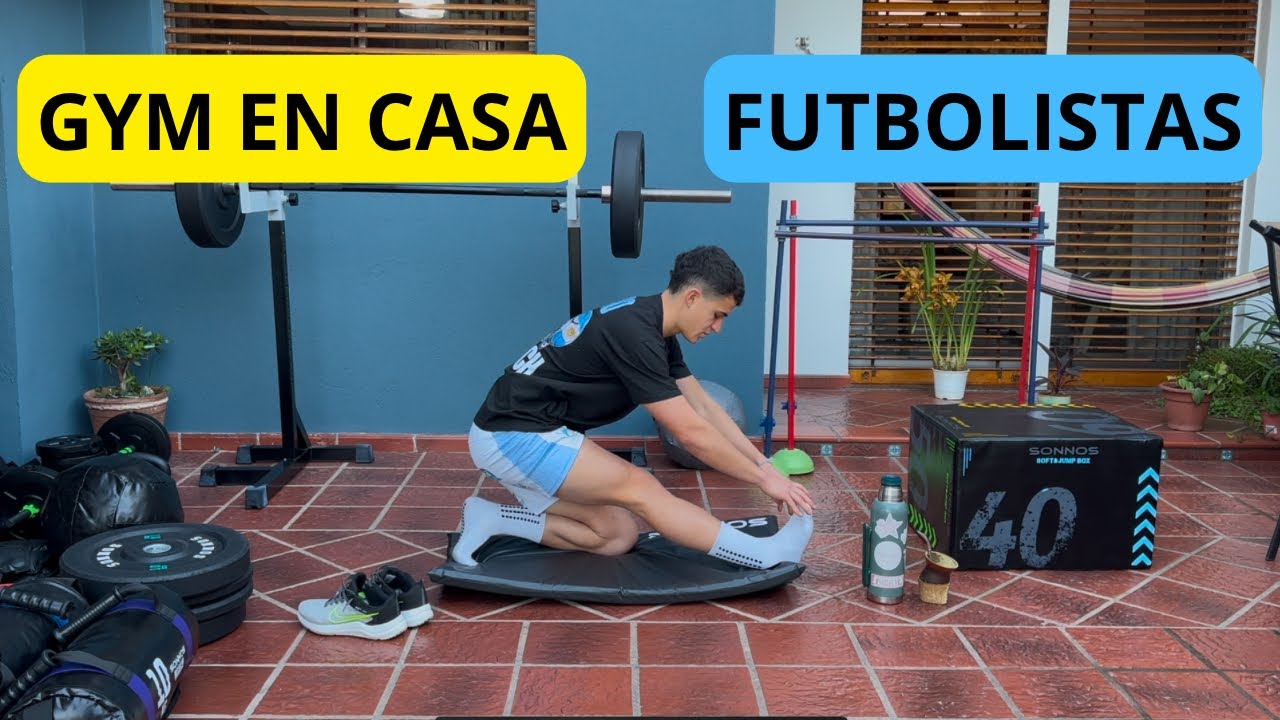 Rutina Fuerza y Potencia | Asi Arme mi GIMNASIO en casa con SONNOS🏋🏼‍♂️⚽️