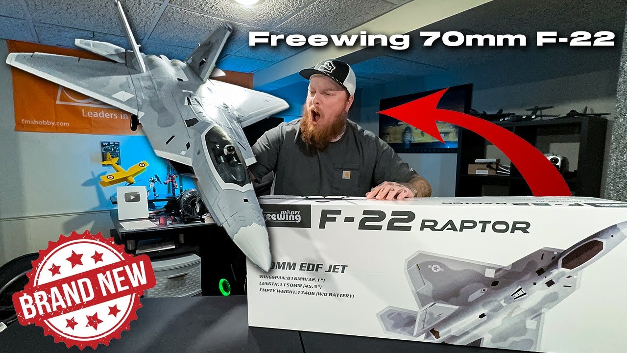 Распаковка и сборка Freewing F-22 70 мм 2024 | ОЧЕНЬ ЛЕГКО!