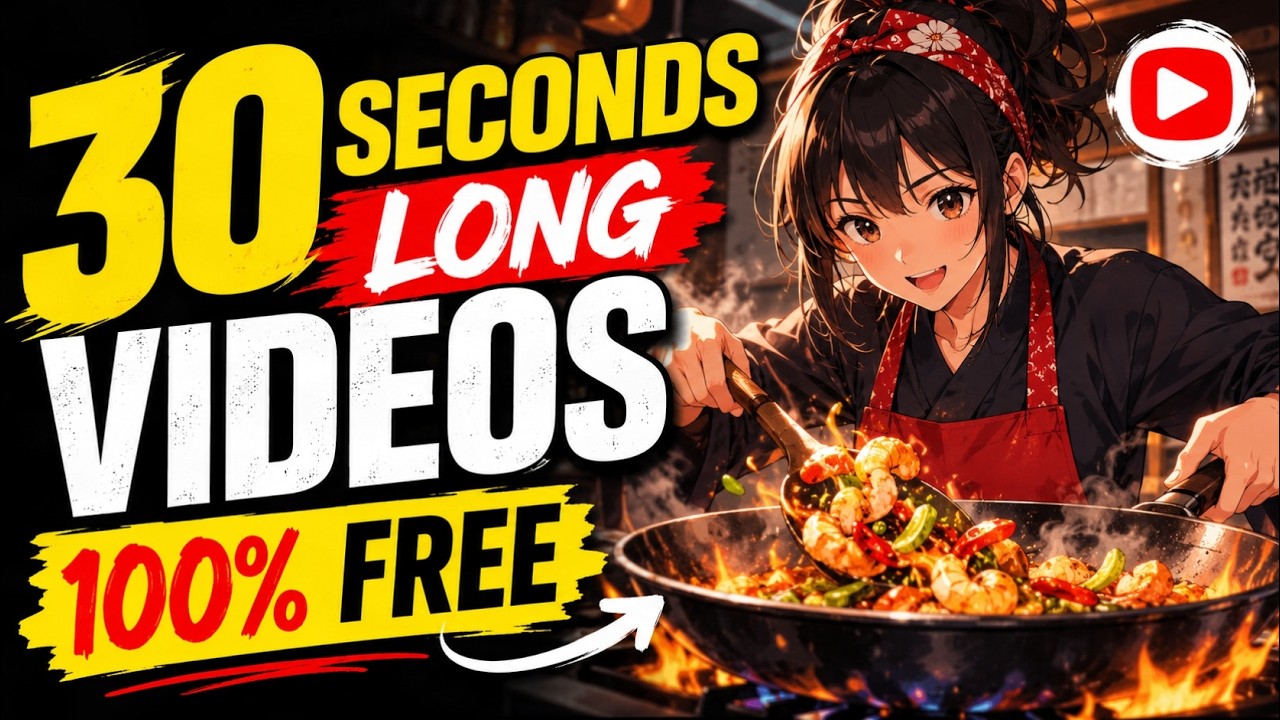 How To Create VIRAL Anime Cooking Videos Up to 30 Seconds Long (Full Tutorial)
