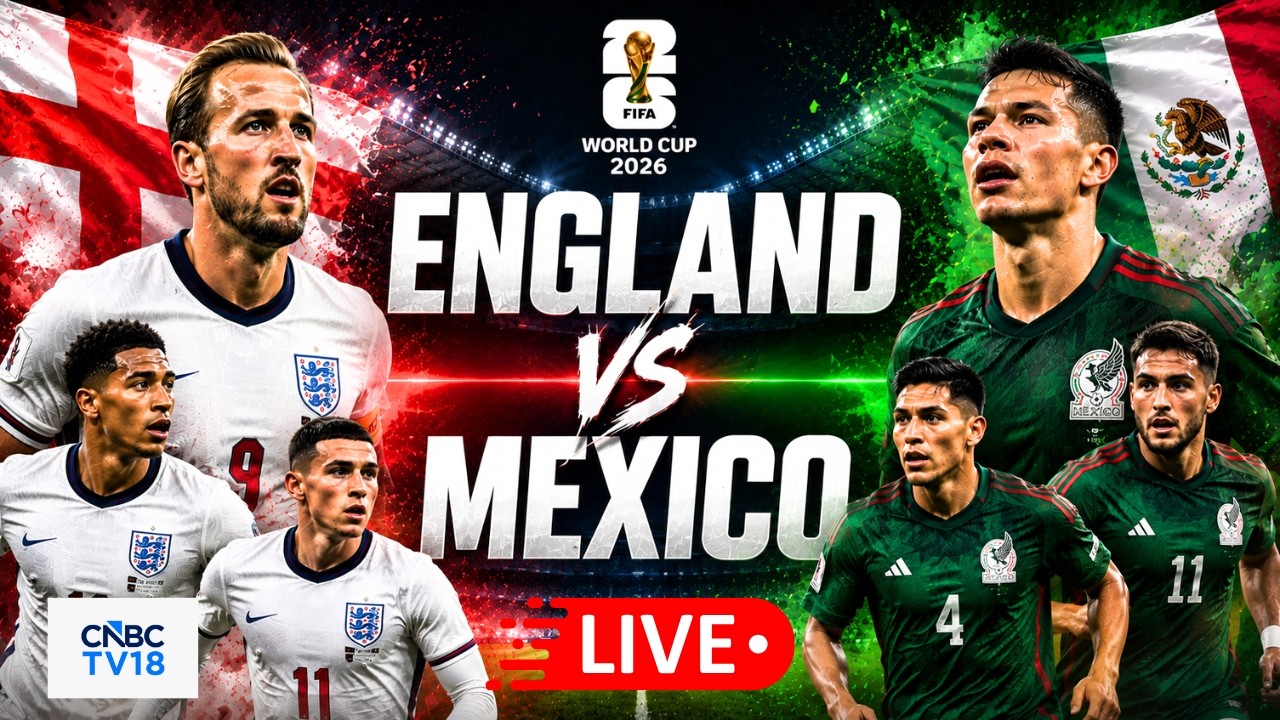 🔴Mexico Vs England LIVE: FIFA World Cup 2026 LIVE Round of 16 Knockout | Harry Kane, Qui&ntilde;ones | N18G