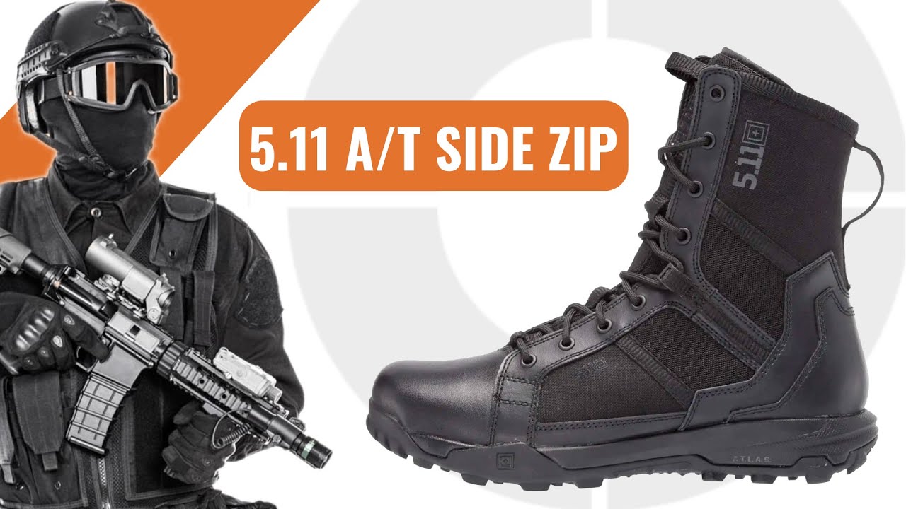 Botas Tácticas 5.11 A/T 8 Side Zip