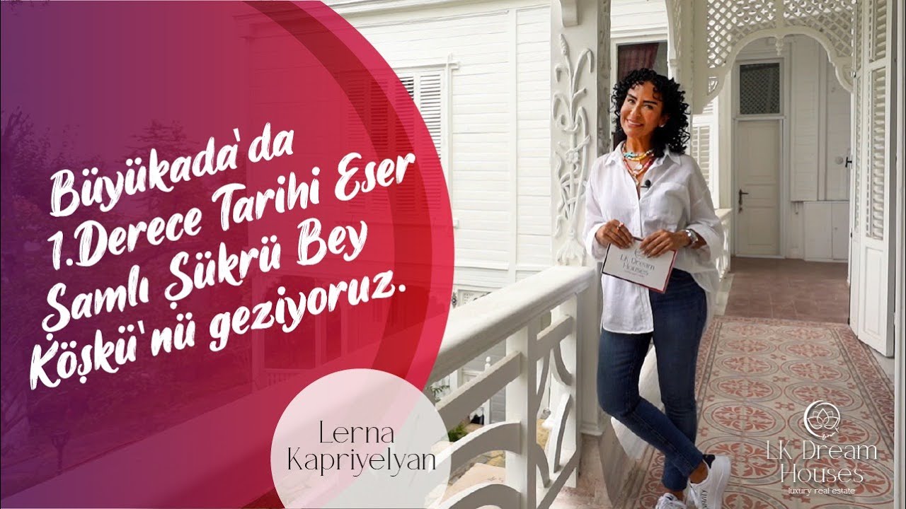 Büyükada'da 1. Derece Tarihi Eser Şamlı Şükrü Bey Köşkü'nü Geziyoruz