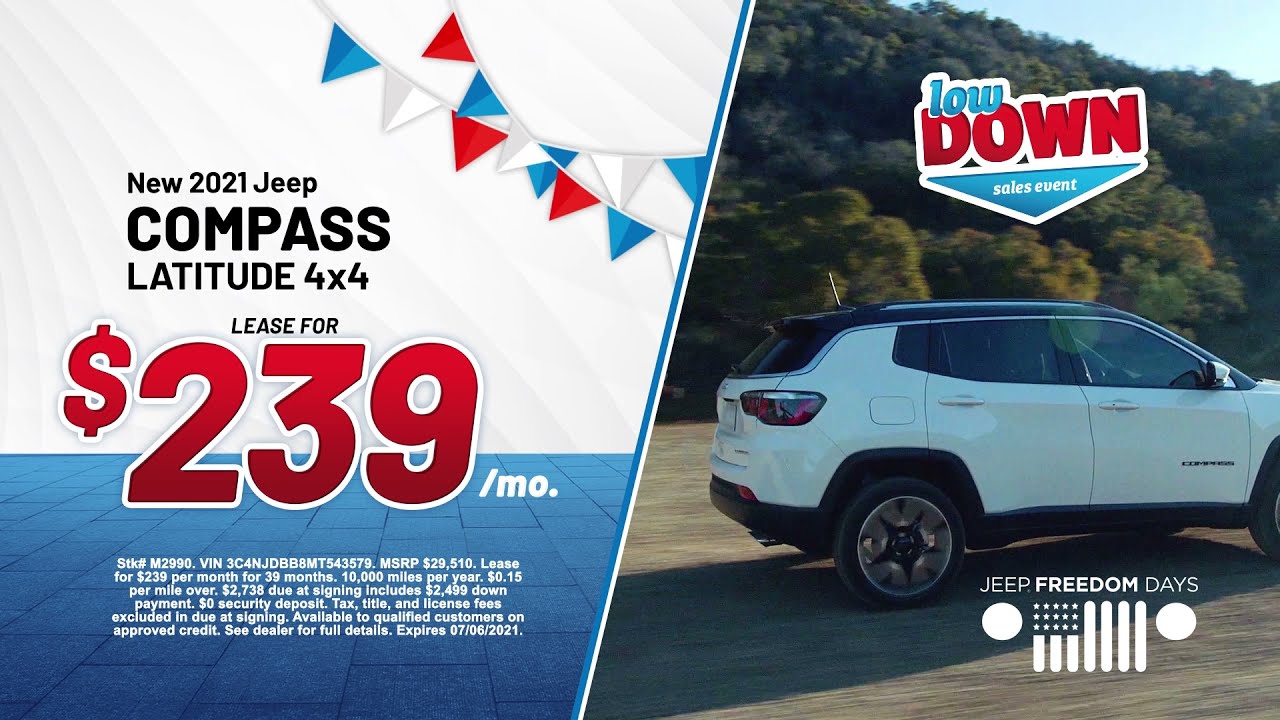 2021 Jeep Compass Lease Deals | Station Chrysler Jeep