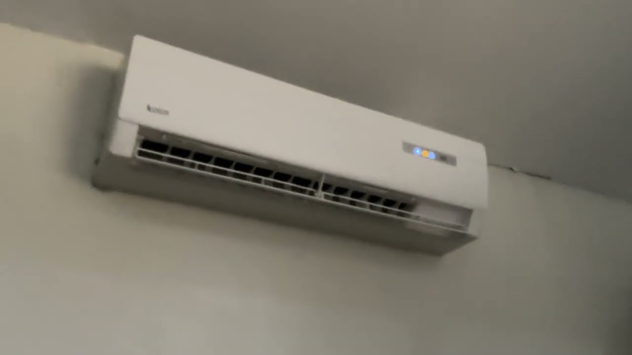 (RECORDED ON MY IPAD) (GREE OEM) kolin split type air conditioner