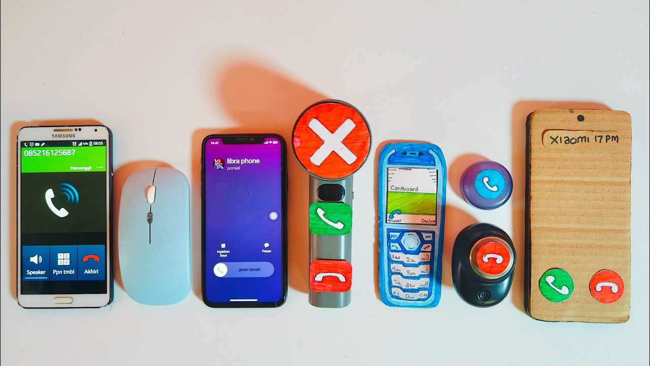 Galaxy Note 3 + Mouse Calling on iPhone 10, Fanphone, NOKIA 3100, beard shaver, Xiaomi 17pm