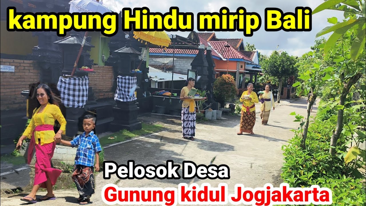 Perayaan Hari Kuningan Desa Hindu Gunung Kidul Jogja