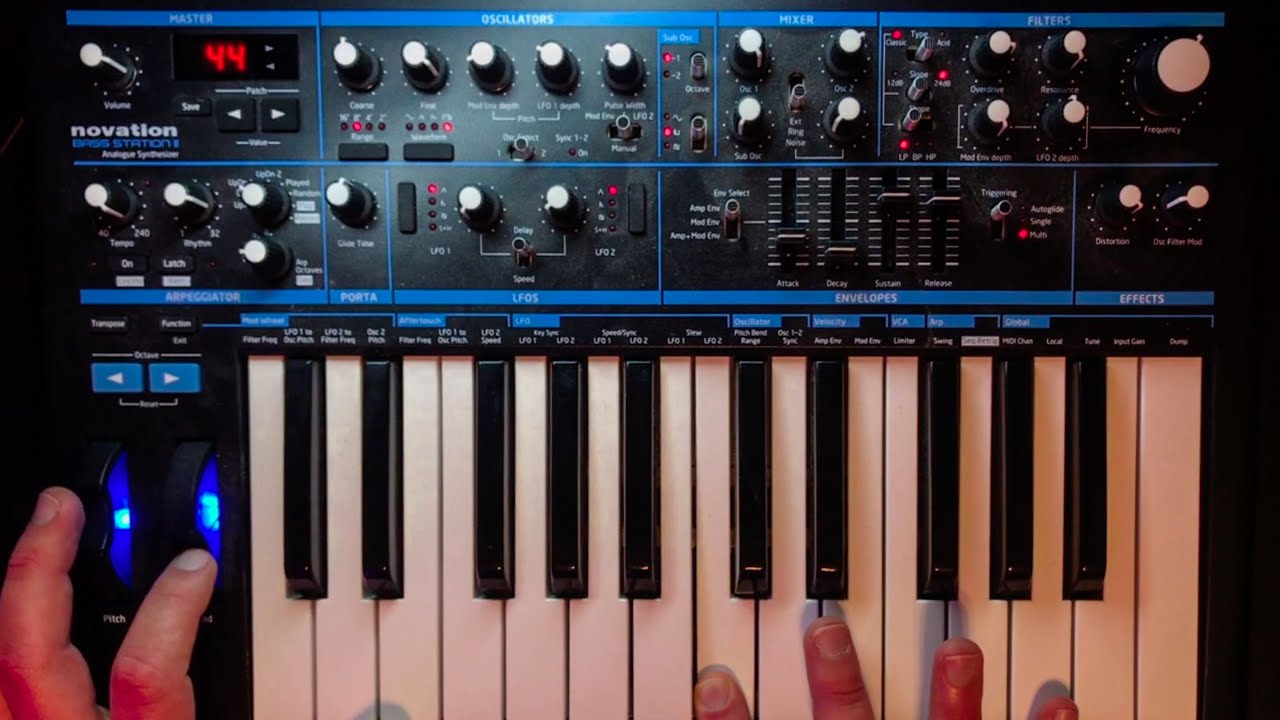 Bass Station 2 - Playing All Presets