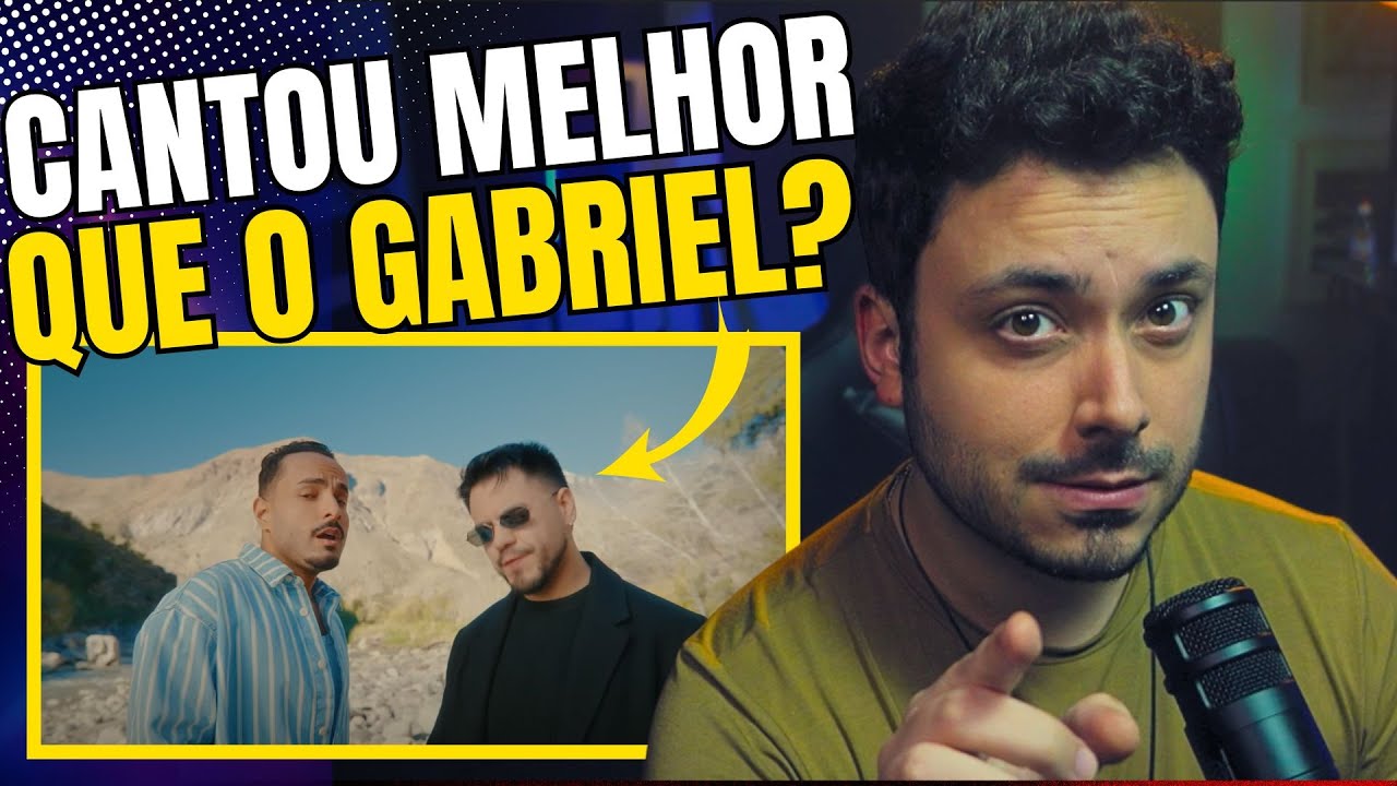 REAGINDO AO GABRIEL HENRIQUE (CANTANDO EM DUPLA)!