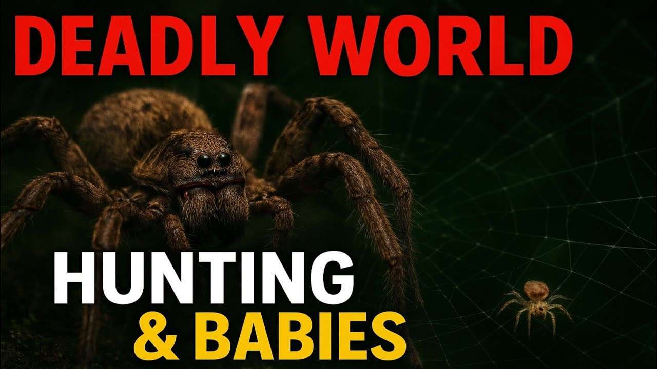 Deadly World of Spiders 🕷 Hunting & Babies in the Web.
