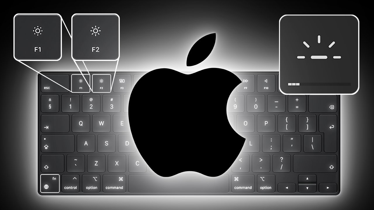 MacBook keyboard brightness SHORTCUT
