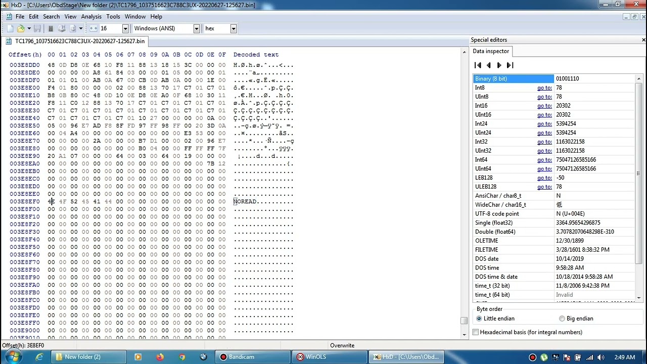 Winols part 2: fix noread 