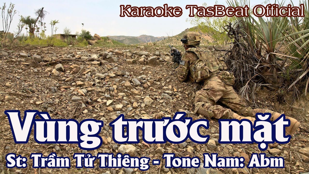 Karaoke Vùng Trước Mặt Tone Nam | TAS BEAT
