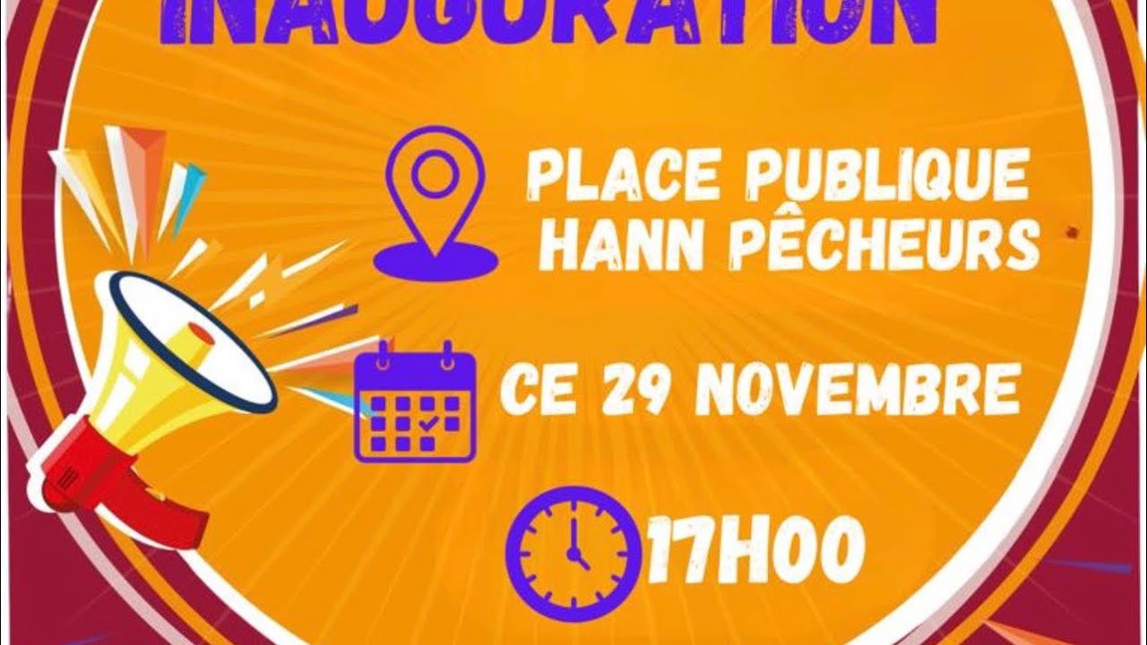 Inauguration place publique ‘ bayalou Serigne Babacar Sy ‘ par Fos sur mer / Hann Bel-Air 