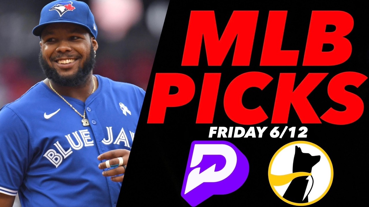 (6-2 MLB RUN!!!) MLB PRIZEPICKS BEST PICKS FRIDAY 6/12 ✅✅| 2 FREE PLAYER PROPS FOR MLB GAMES 6/12!!!