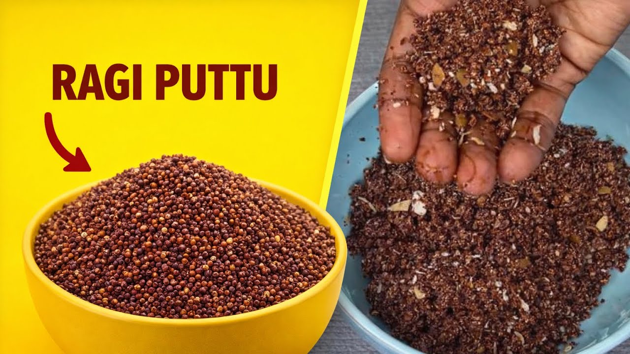 Sugar Lekunda Morning Energy 💪 | Ragi Puttu Energy Balls Recipe