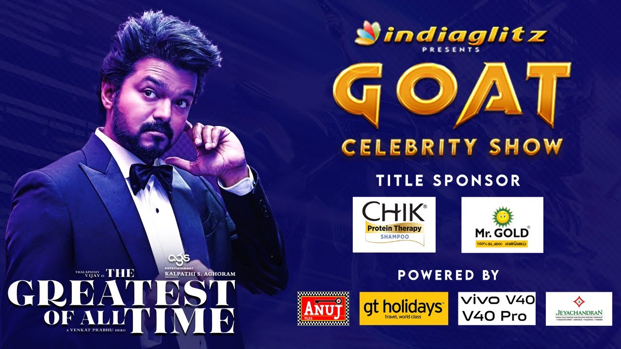 IndiaGlitz Presents 😍 The GOAT Movie Celebrity Show 🔥 | Thalapathy Vijay, Venkat Prabhu, AGS