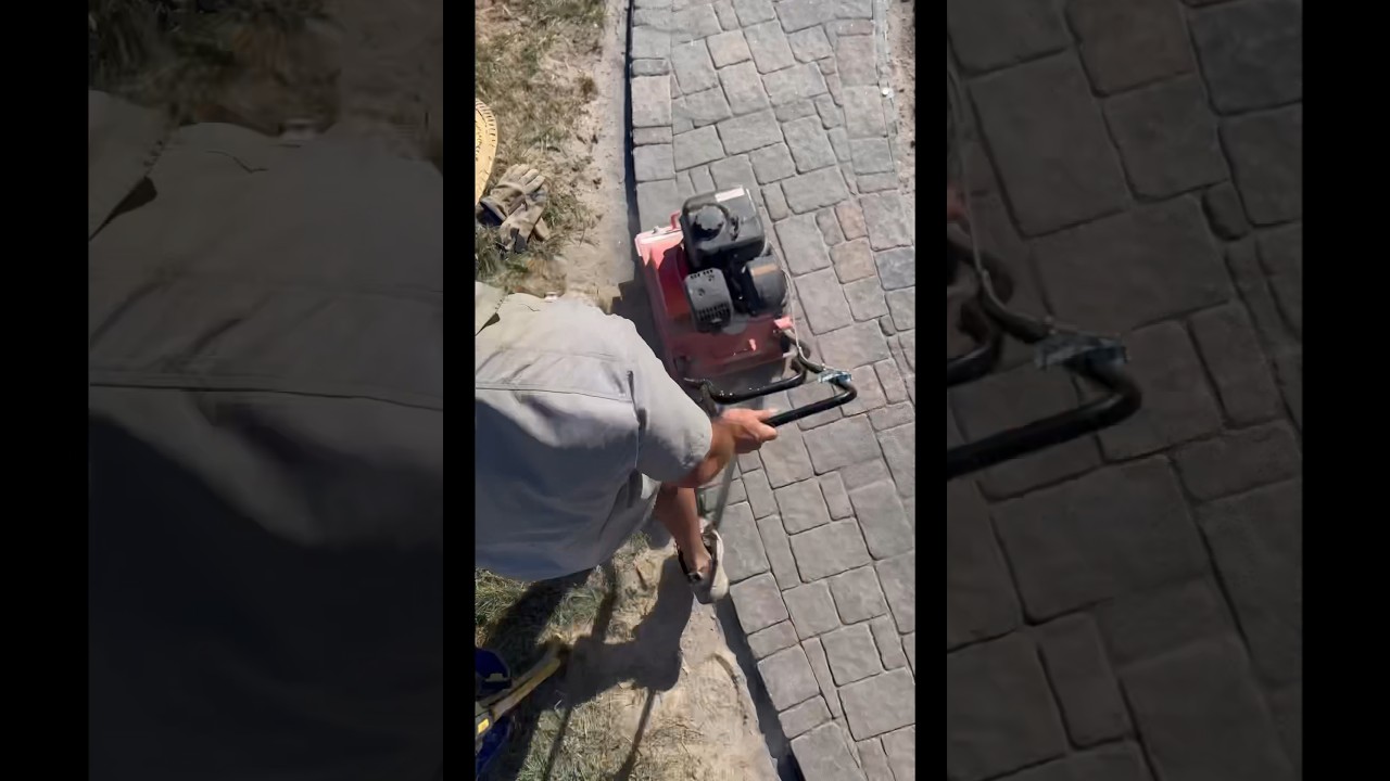 Compacting Paver with no pad