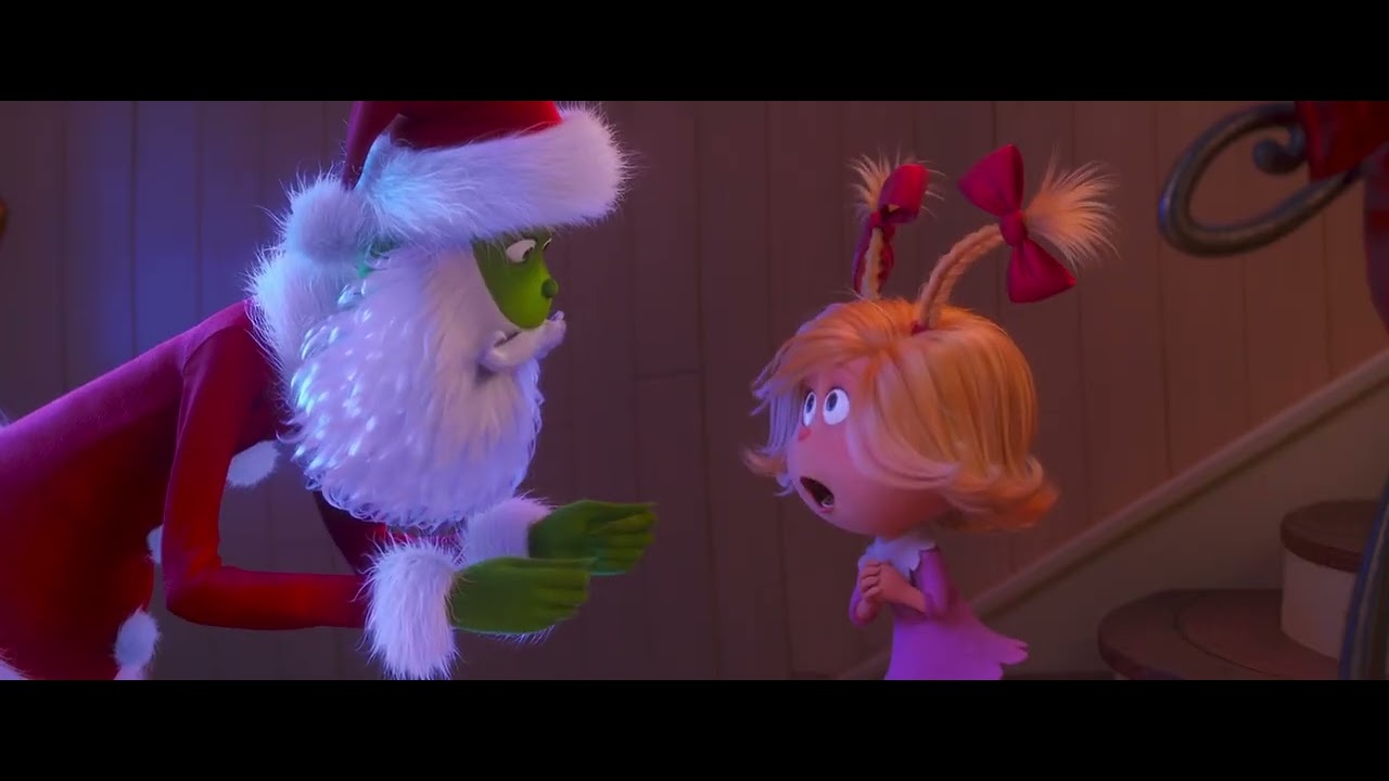 The Grinch (2018) Lies to Cindy Lou