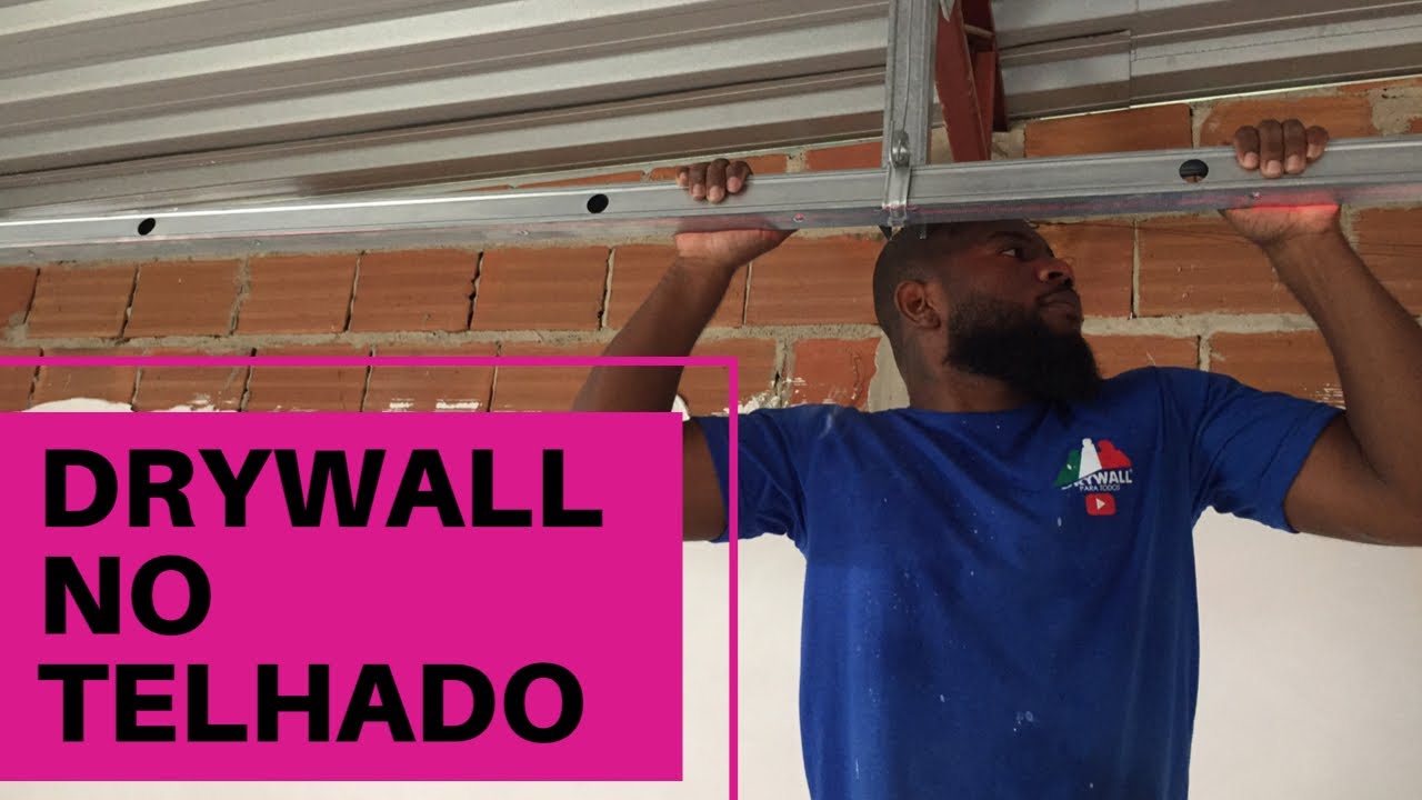 COMO ESTRUTURAR O TETO DE DRYWALL NO TELHADO