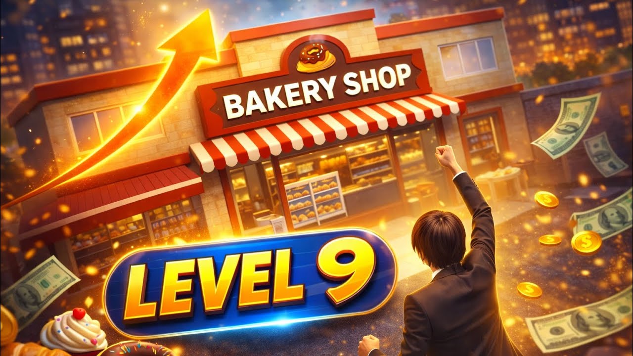 Level 9 Bakery Shop 🥐 | New Items & Big Earnings | Gaming fly | #gaming 
