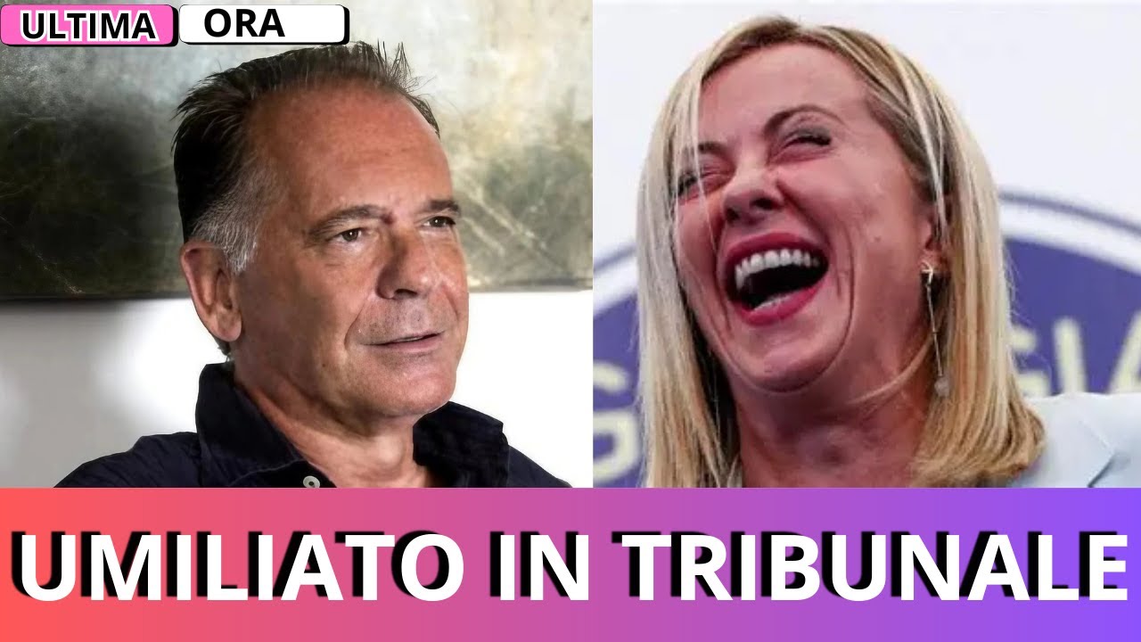 UMILIATO IN TRIBUNALE! Cecchi Paone Condannato a Risarcire Giorgia Meloni