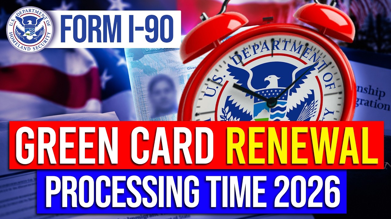 Время обработки заявления на продление грин-карты по форме I-90: вопросы и ответы по продлению гр...