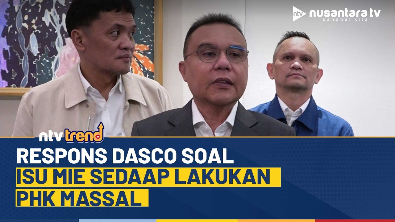 Dasco DPR Tanggapi Isu Produsen Mie Sedaap Lakukan PHK Massal | NTV