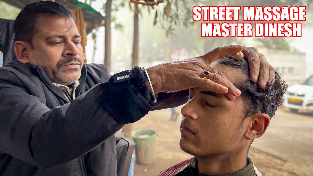 Best Indian Head Massage for Anxiety and Stress Relief | Master Dinesh | With 30 Years Experience