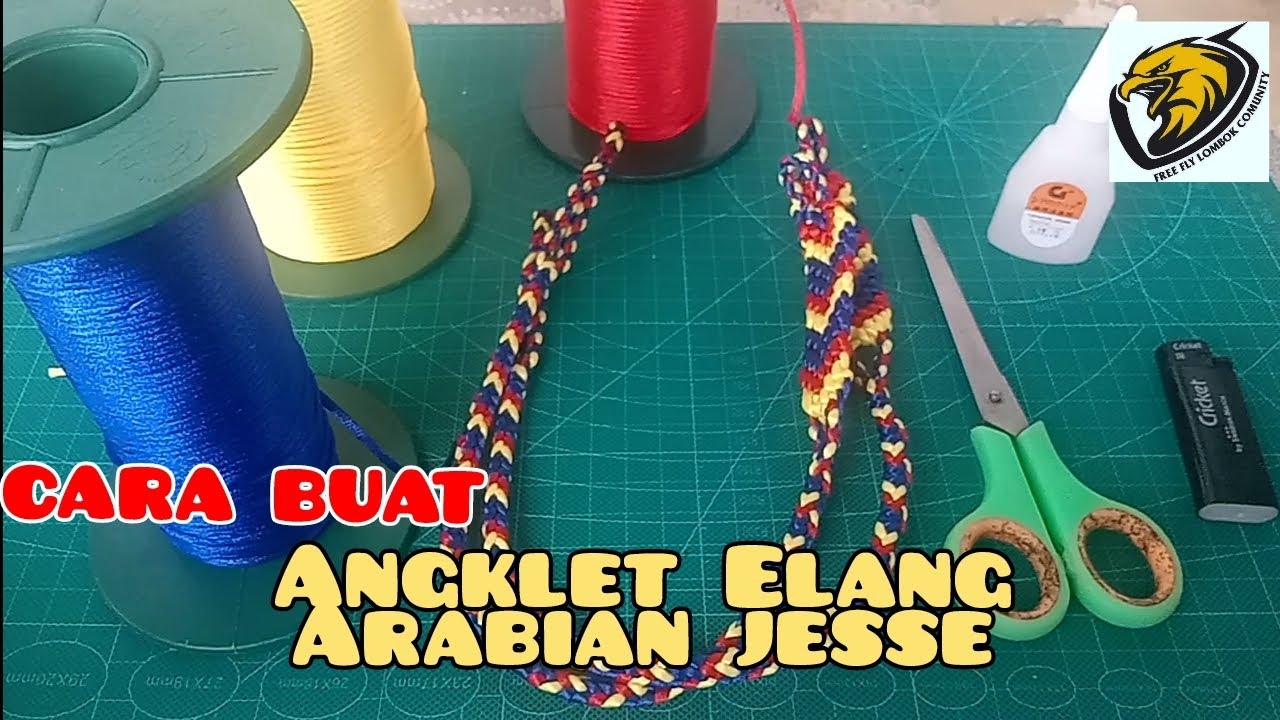 CARA BUAT ANGKLET ARABIAN JESSES / HOW TO MAKE ARABIAN JESSE EAGLE