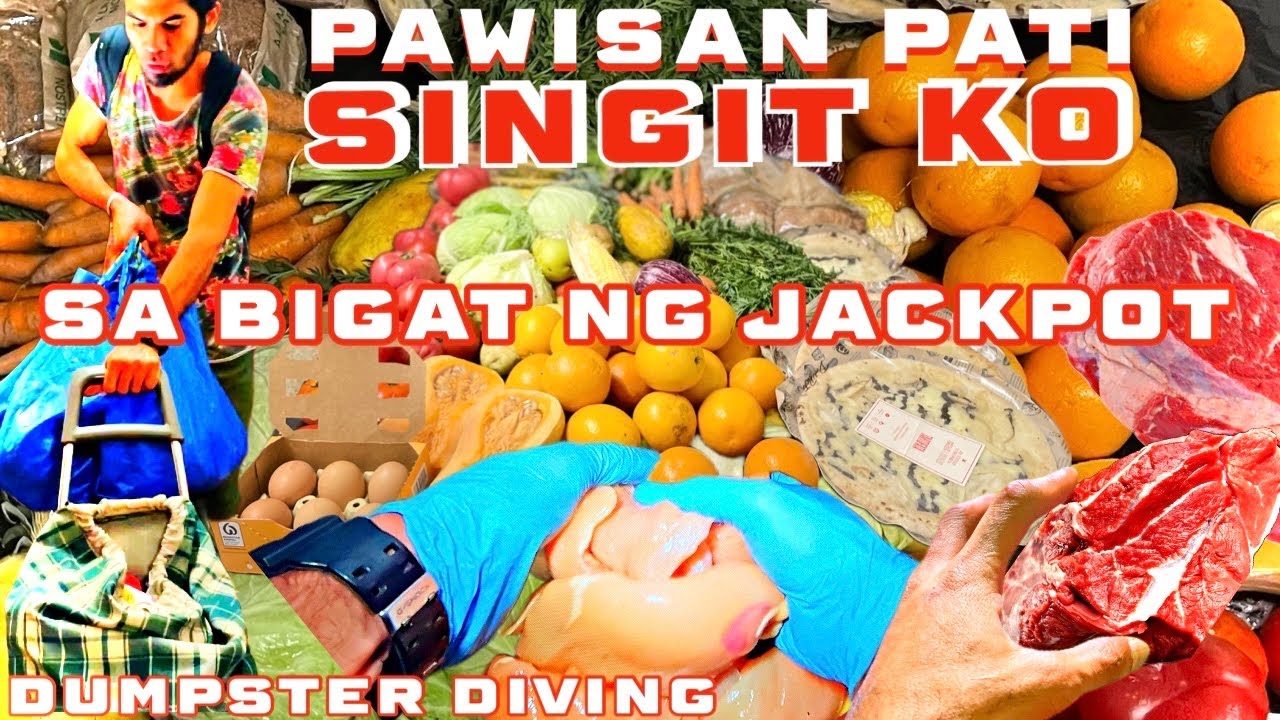 Dumpster Diving | Sobrang daming nakakalkal na pagkain dito Barcelona Spain buhay na ang pamilya
