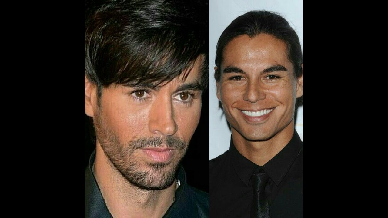 Enrique Iglesias & Julio Iglesias jr -  not twins, but so similar...