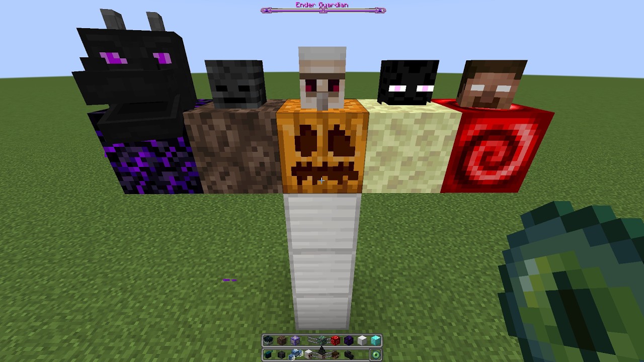 what if you create a WitherZilla Golem Dragon Boss in MINECRAFT