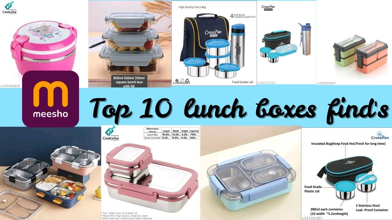 I Tested 10 Premium Lunch Boxes From Meesho. Worth it or not?