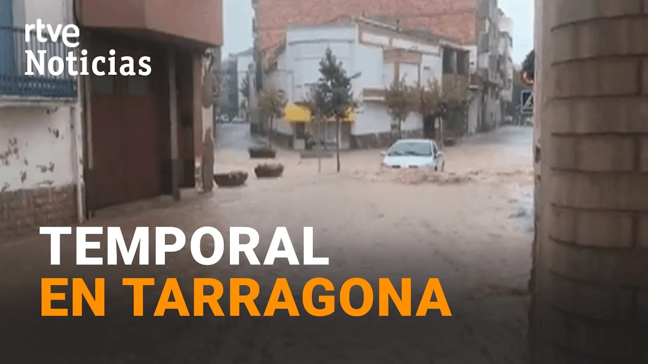 CATALU&Ntilde;A: Una FUERTE TORMENTA acompa&ntilde;ada de VIENTO y GRANIZO causa varios DESTROZOS | RTVE