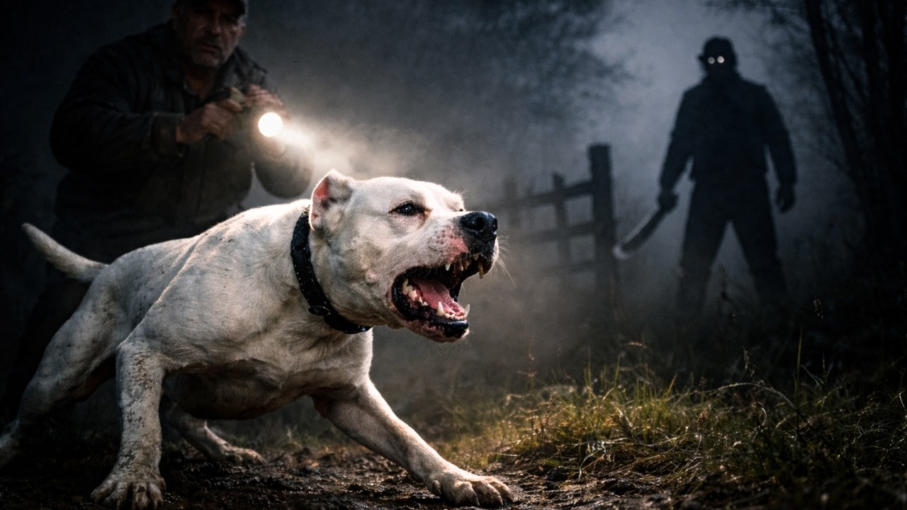 Salió a buscar LA VACA A LAS 2AM… Pero EL PELIGRO NO ERA LA VACA [El Dogo Argentino vigilaba]