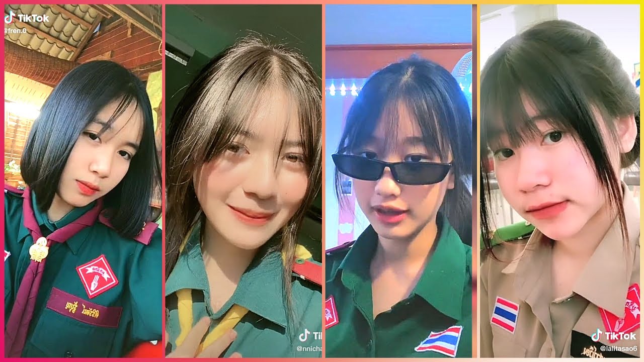 🟢รวมคลิปสาวน่ารักๆ เต้น💎ใน TIKTOK ชุดเนตรนารี ยุวกาชาด สาวสวยTIKTOK💎🥰โครตน่ารัก🥰🌈EPพิเศษ