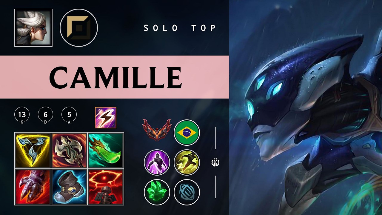 Camille Top vs Akali - BR Grandmaster Patch 26.03