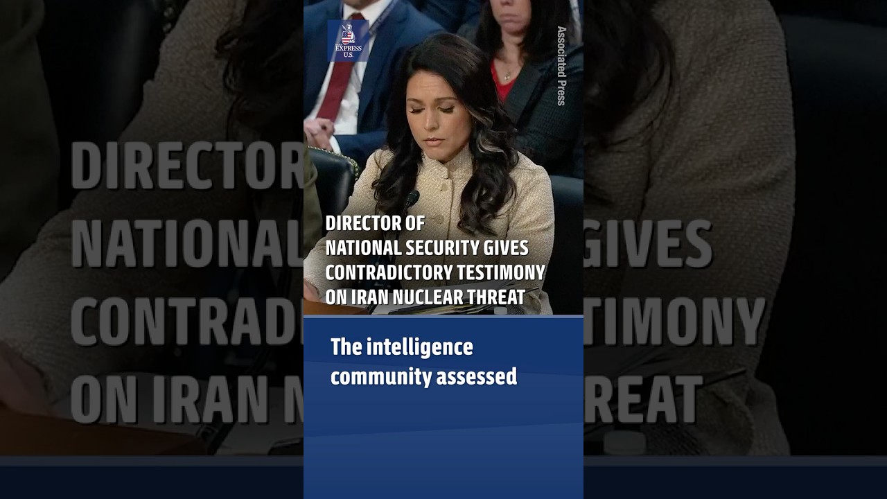 Tulsi Gabbard Deflects Responsibilities on President Trump  #trump #tulsigabbard #iranwar #politics