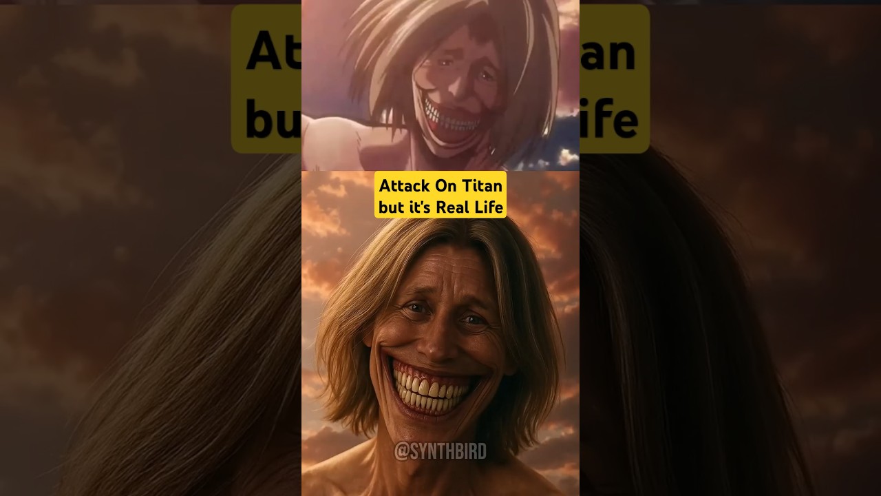 Attack on Titan but it's Real Life P.2 #anime #aot #shorts