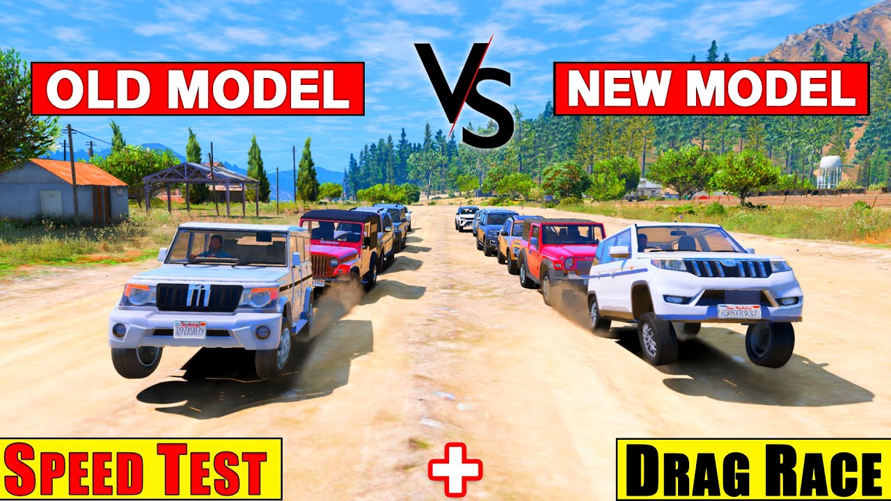 GTA 5 : New Indian Cars Vs Old Indian Cars Top Speed + Drag Race Part-2 GTA 5