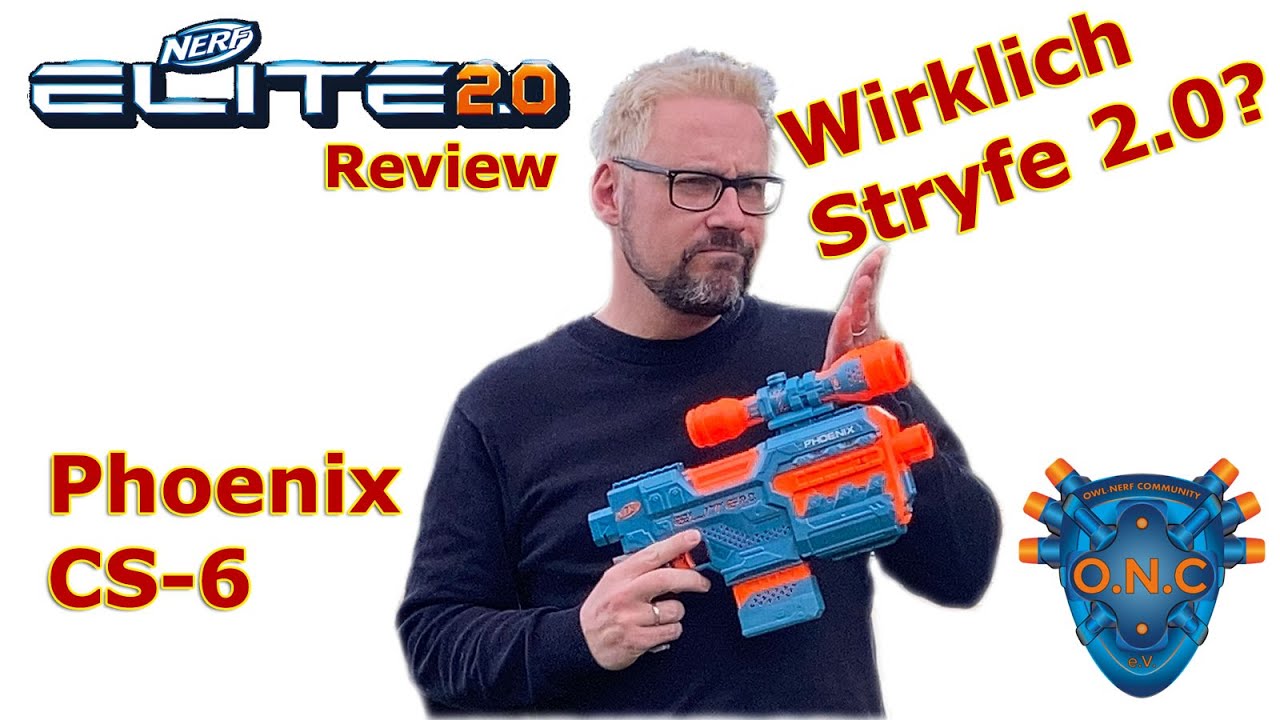 Phoenix 2.0 Elite Nerf Unboxing und Schusstest | Owl- Nerf Community